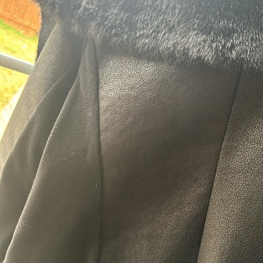 Simply Vera VERA WANG faux fur faux leather jacket - Picture 9 of 9